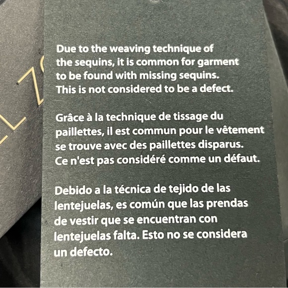 Rachel Zoe Bailey Sequined Zebra Pattern Cardigan Jacket Women Petite in Black - Picture 9 of 11